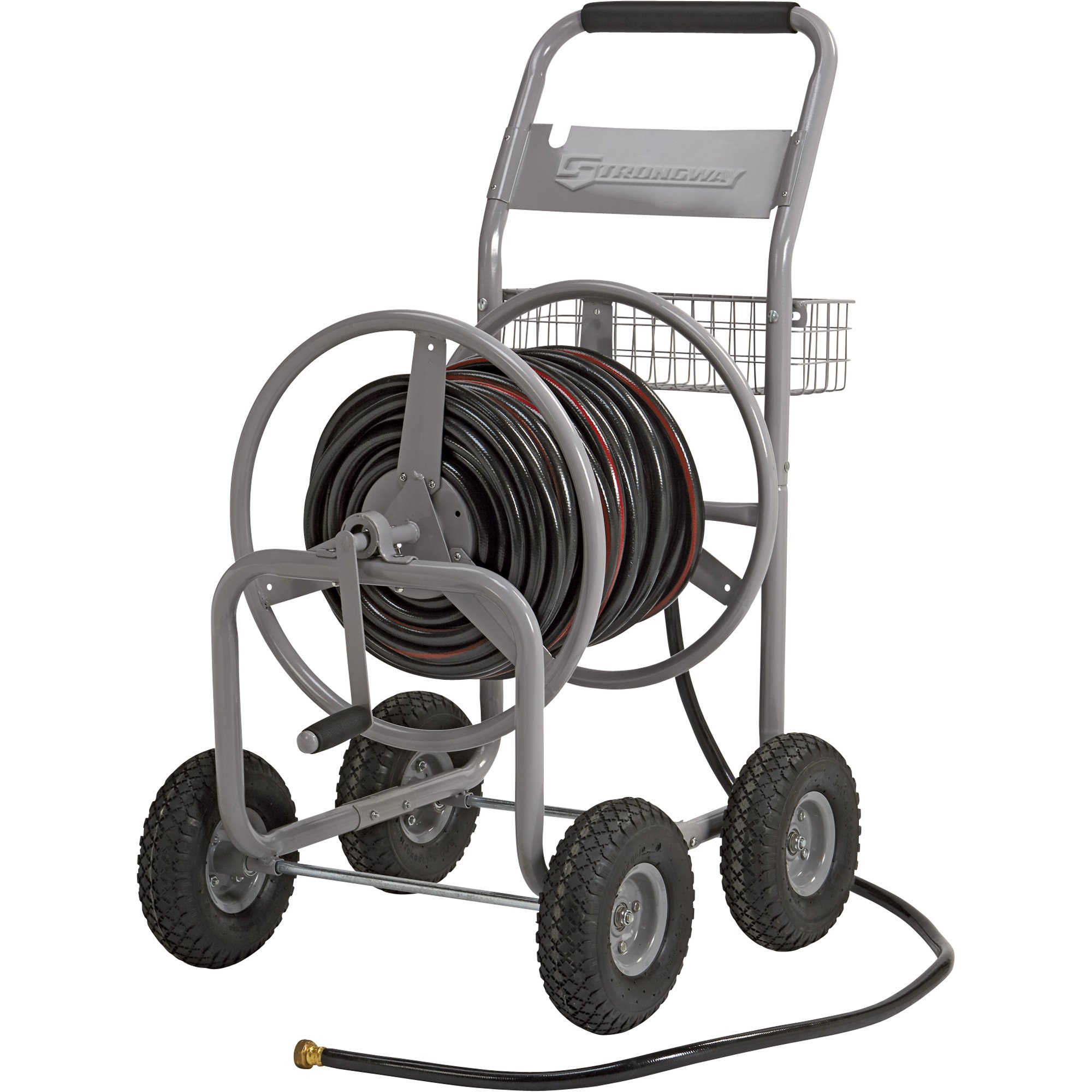 Strongway Garden Hose Reel Cart — Holds 5/8in. x 400ft. Hose